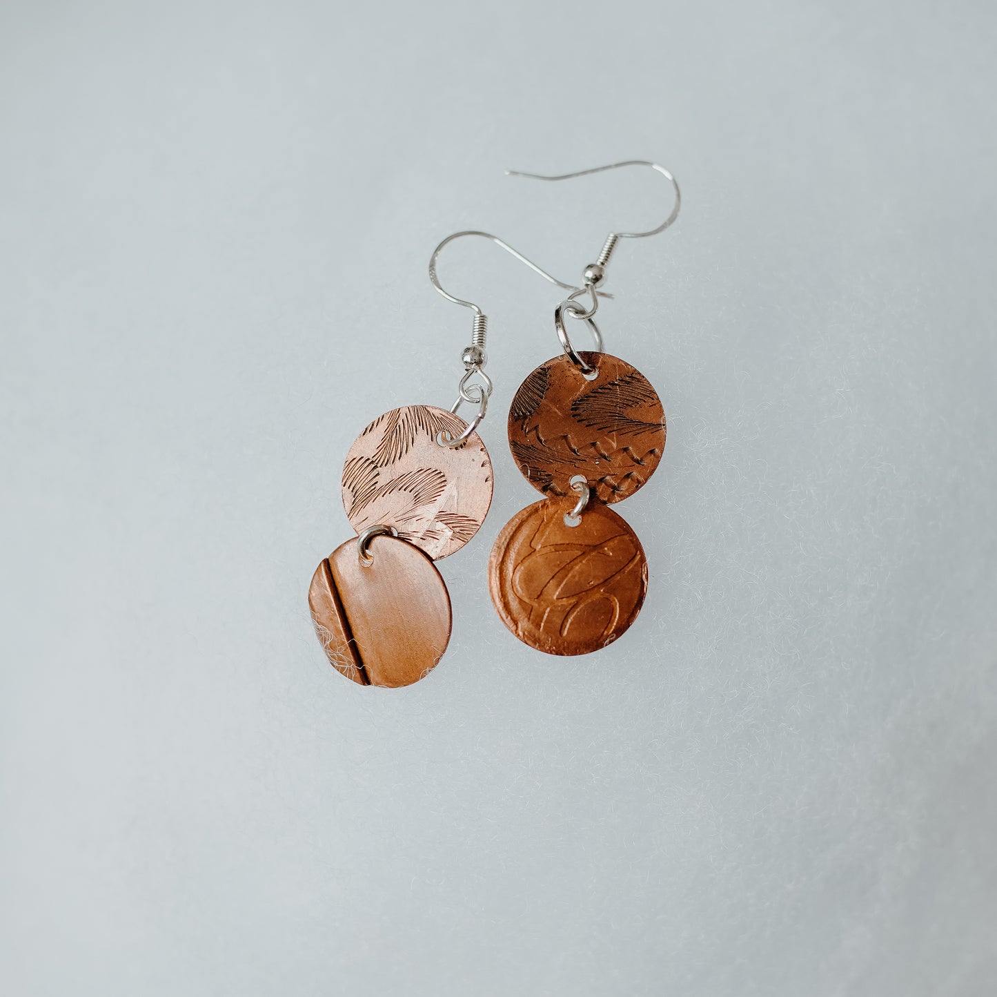 Reclaimed Copper Earrings